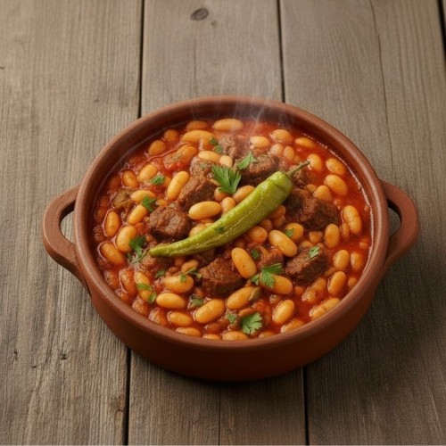 Güveçte Kuru Fasülye 2